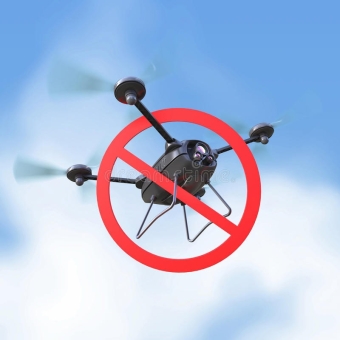 Информационное сообщение о запрете использования дронов